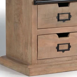 Online Wohnen Industrial Chic TV Lowboard mit Schiebetüren - Jantonia
