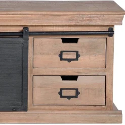 Online Wohnen Industrial Chic TV Lowboard mit Schiebetüren - Jantonia