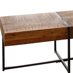 Hot Wohnen Industrial Couchtisch aus Akazie in Braun - Chadeys