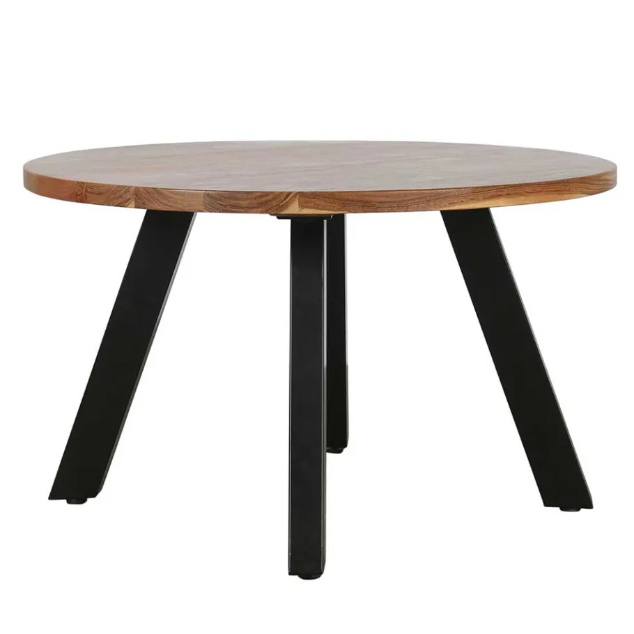 Sale Wohnen Industrial Couchtisch mit runder Platte - Fresh