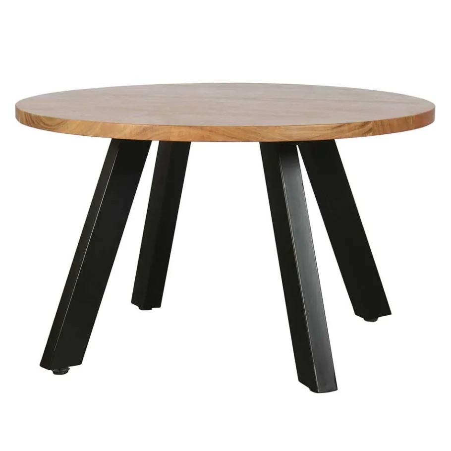 Sale Wohnen Industrial Couchtisch mit runder Platte - Fresh