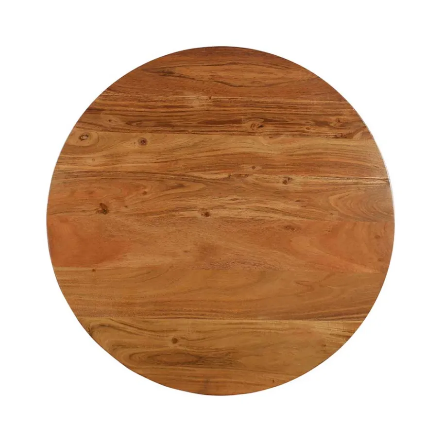Sale Wohnen Industrial Couchtisch mit runder Platte - Fresh