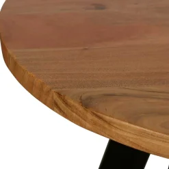 Sale Wohnen Industrial Couchtisch mit runder Platte - Fresh