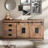 Best Wohnen Industrial Design Anrichte aus Mangoholz - Semian