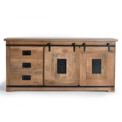 Best Wohnen Industrial Design Anrichte aus Mangoholz - Semian