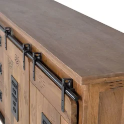 Best Wohnen Industrial Design Anrichte aus Mangoholz - Semian