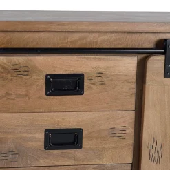 Best Wohnen Industrial Design Anrichte aus Mangoholz - Semian