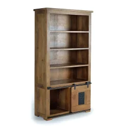 Online Wohnen Industrial Design Bücherregal aus Mangoholz - Semian