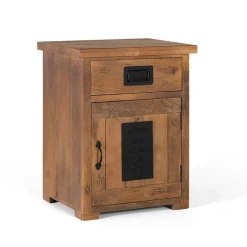 Hot Wohnen Industrial Design Nachtkommode aus Mangoholz - Semian