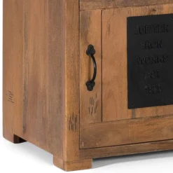 Hot Wohnen Industrial Design Nachtkommode aus Mangoholz - Semian