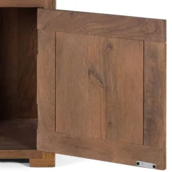 Hot Wohnen Industrial Design Nachtkommode aus Mangoholz - Semian