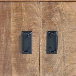 Online Wohnen Industrial Design Sideboard aus Massivholz - Olmidava