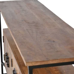 Online Wohnen Industrial Design Sideboard aus Massivholz - Olmidava