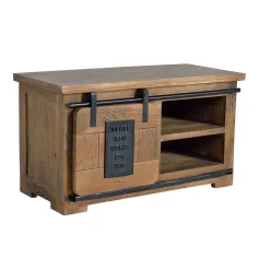 Discount Wohnen Industrial Design TV Board aus Mangoholz - Semian
