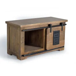 Discount Wohnen Industrial Design TV Board aus Mangoholz - Semian