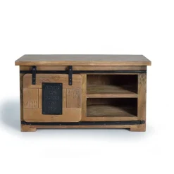 Discount Wohnen Industrial Design TV Board aus Mangoholz - Semian