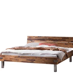 New Wohnen Industrial Einzelbett aus Akazie massiv - Vetonia