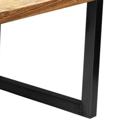 New Wohnen Industrial Esstisch aus rustikalem Teak Altholz - Chats
