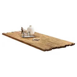 Discount Wohnen Industrial Esstisch mit Teak Altholzplatte - Banyo