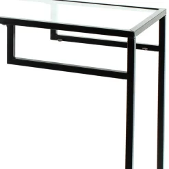 Outlet Wohnen Industrial Konsolentisch aus Glas - Adecias