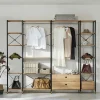 Discount Wohnen Industrial Regal für Garderobe Aufbewahrung - Sunset