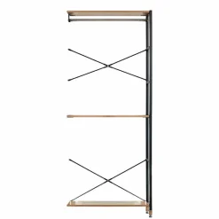 Discount Wohnen Industrial Regal für Garderobe Aufbewahrung - Sunset