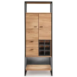 Discount Wohnen Industrial Schrank aus Wildeiche Massivholz - Manarola