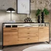 Discount Wohnen Industrial Sideboard aus Wildeiche Massivholz - Manarola