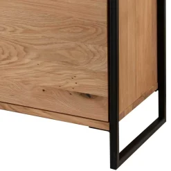 Discount Wohnen Industrial Sideboard aus Wildeiche Massivholz - Manarola