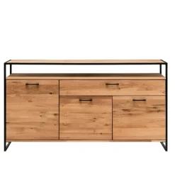 Clearance Wohnen Industrial Sideboard aus Wildeiche und Stahl - Ingbo
