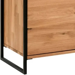 Clearance Wohnen Industrial Sideboard aus Wildeiche und Stahl - Ingbo