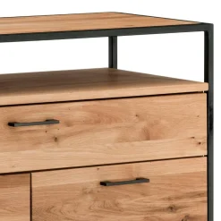 Clearance Wohnen Industrial Sideboard aus Wildeiche und Stahl - Ingbo
