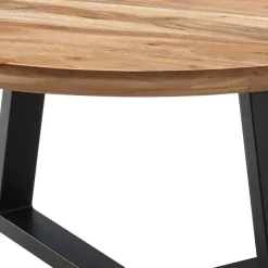 Discount Wohnen Industrial Sofatisch aus Akazie Massivholz - Mexicano