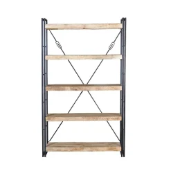 Wohnen Industrial Style Standregal aus Mangoholz - Traudarian