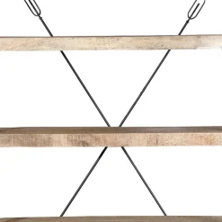 Wohnen Industrial Style Standregal aus Mangoholz - Traudarian