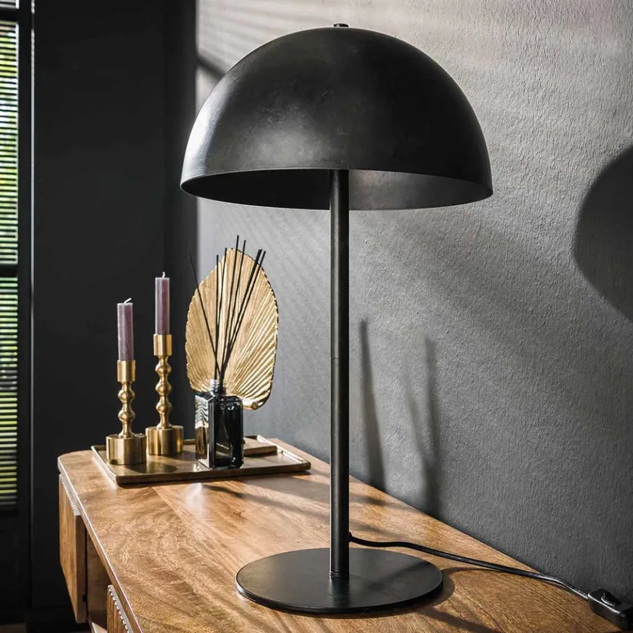 Online Wohnen Industrial Tischleuchte im Pilz Design - Enna