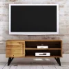 Clearance Wohnen Industrial TV Board aus Wildeiche & Stahl - Mandirov