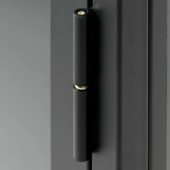 Discount Wohnen Industrial Vitrine aus Metall in Schwarz - Sitra