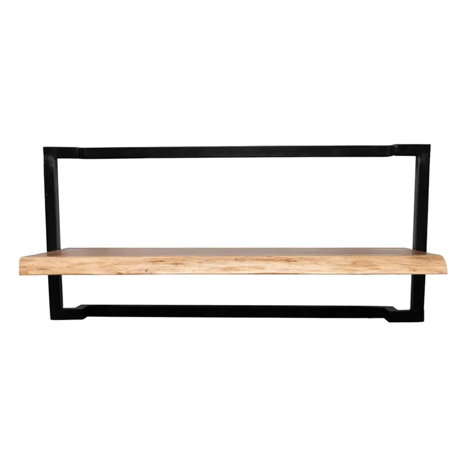 Hot Wohnen Industrial Wandboard aus Akazie Massivholz - Ian