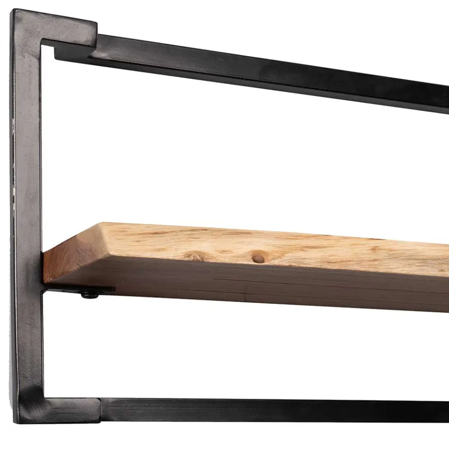 Hot Wohnen Industrial Wandboard aus Akazie Massivholz - Ian
