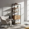 Clearance Wohnen Industrial-Design-Regal mit vier offenen Fächern - Ingbo