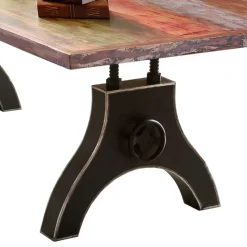 Online Wohnen Industrialtisch mit Shabby Chic Altholz - Mutano