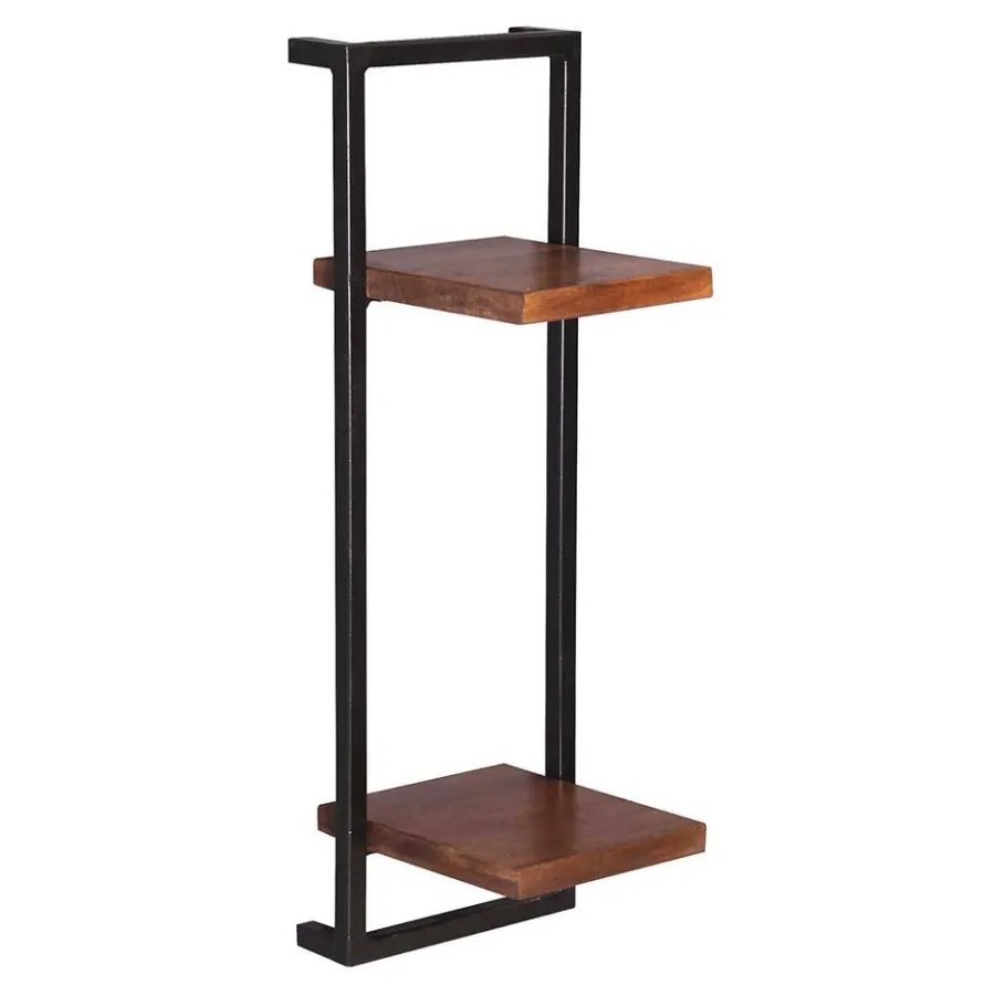 Discount Wohnen Industrie Look Regale für die Wand - Mendoza (fünfteilig)