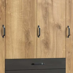 Clearance Wohnen Industry Kleiderschrank mit 200 cm Breite - Bram