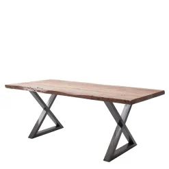 Outlet Wohnen Industry Style Esstisch mit Baumkanten - Lymesca