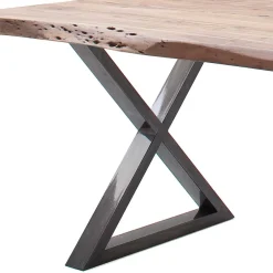 Outlet Wohnen Industry Style Esstisch mit Baumkanten - Lymesca