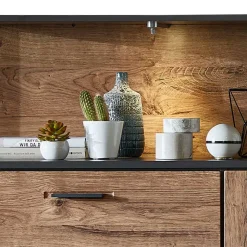 New Wohnen Industry TV Board & Highboard Set - Xindus (zweiteilig)