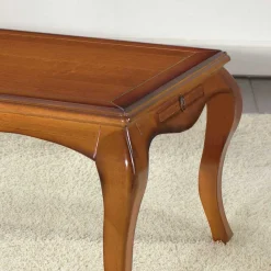 Outlet Wohnen Italienischer Design Couchtisch Mugello aus Massivholz