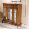Sale Wohnen Italienischer Vitrinenschrank 107x100x46 cm - Carlenna II