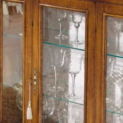 Sale Wohnen Italienischer Vitrinenschrank 107x100x46 cm - Carlenna II